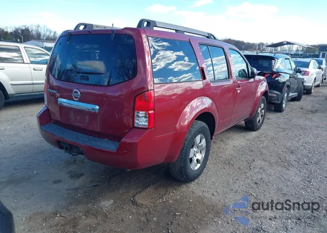 2008 Nissan Pathfinder S z USA, uszkodzony, nr VIN 5N1AR18U48C632948